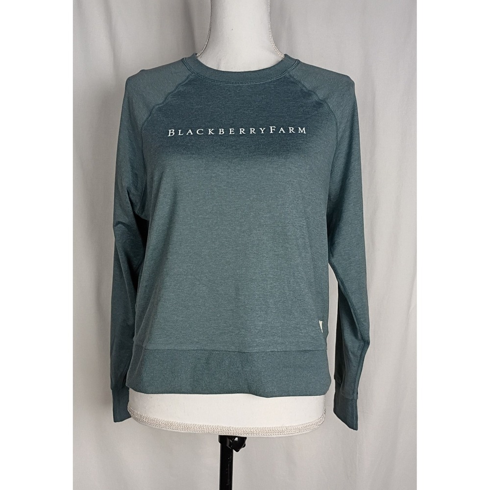 Vuori BlackBerryFarm Womens Sweatshirt Green Size XS Pullover